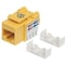Intellinet Network Solutions Cat6 Yellow Keystone Jack Utp 210584 - alternate 1